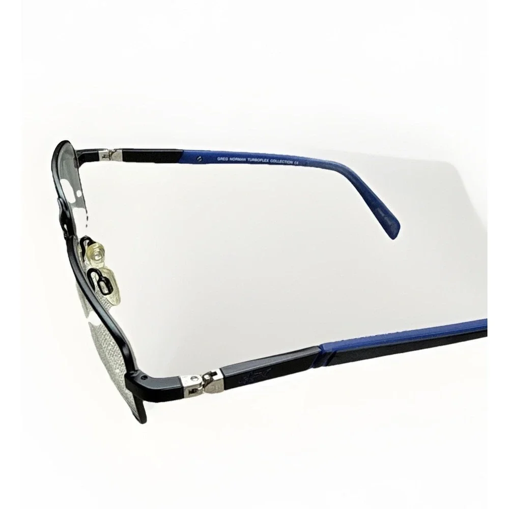 GREG NORMAN Authentic Golf COLLECTION FramesOnly Eyeglasses Blue Metal GN268